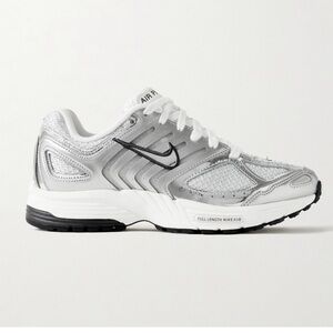 Nike Silver and White Athletic Shoes